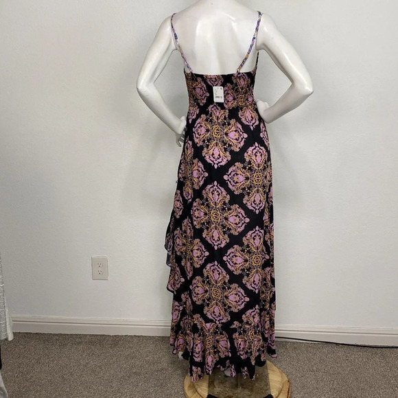 Free People NEW Bohemian Hippie 70's Inspired Retro That Moment Maxi Dress Sz.XS - Picture 6 of 11